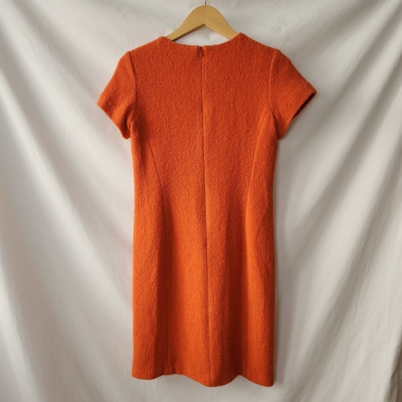 Whistles UK Vintage Mod 60s Style Dress Boucle Wool Crew Neck Mid Century Retro - Picture 3 of 16